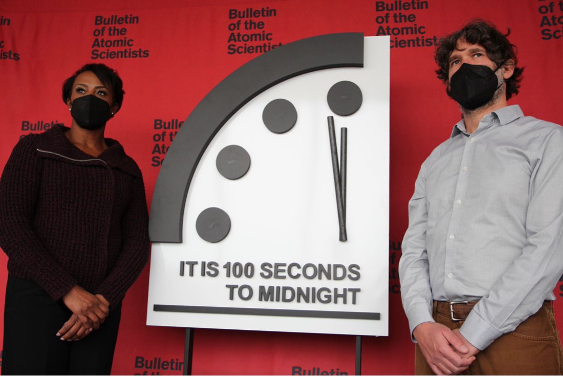 L’Orologio dell’Apocalisse rimane a 100 secondi dalla mezzanotte: invertire la rotta con il disarmo nucleare