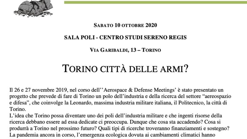 Torino città delle armi?