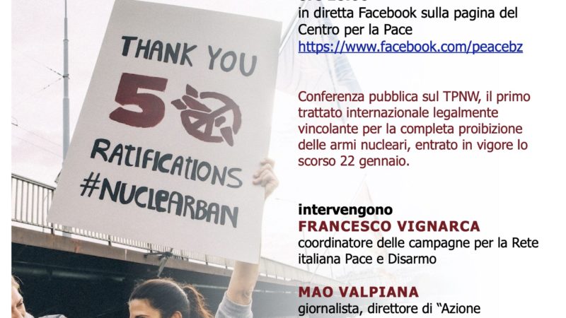 Trattato per la proibizione delle armi nucleari. E l’Italia?