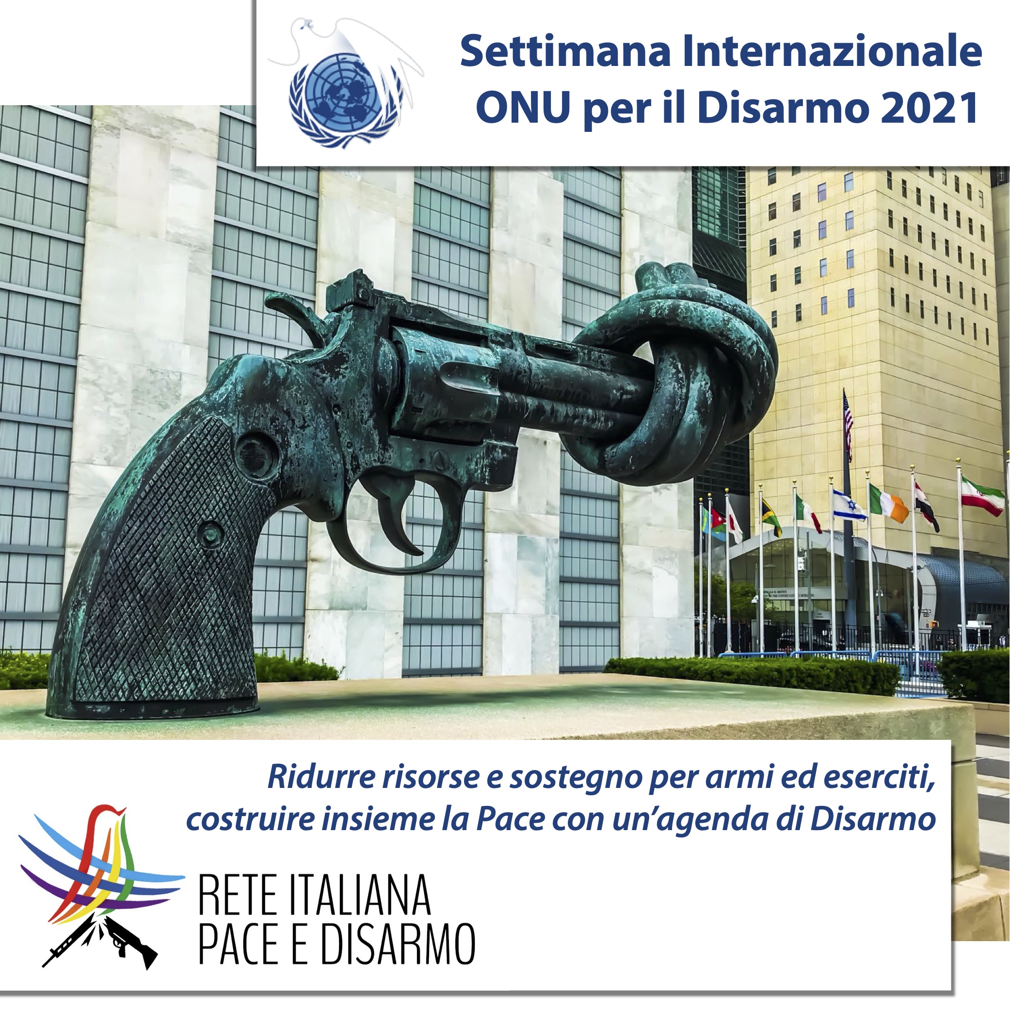 Dal 24 ottobre la Settimana ONU per il Disarmo: a Torino una riflessione sulla necessità di un’Agenda per la Pace