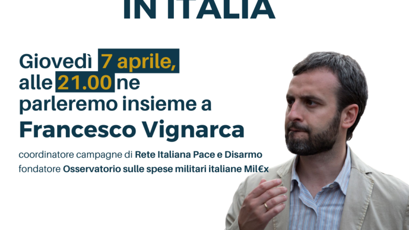 Le spese militari in Italia