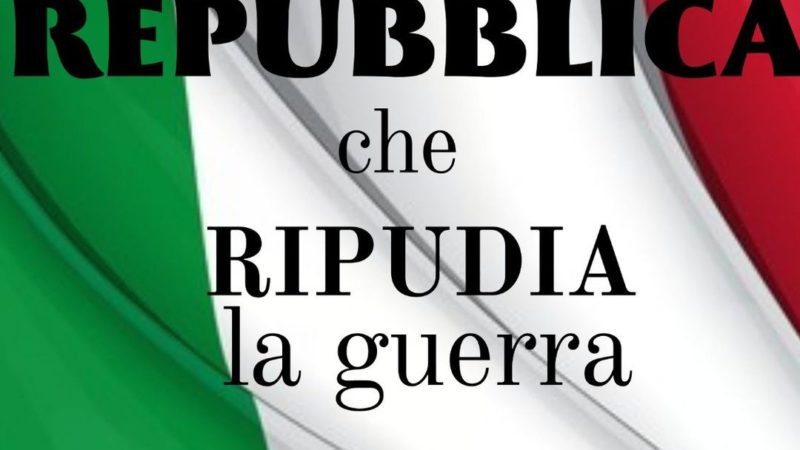 Festa della Repubblica che ripudia la guerra, in Puglia