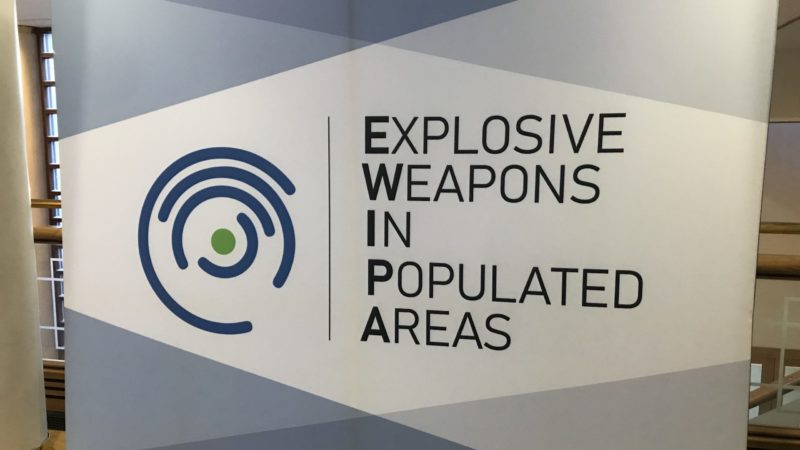 L’Italia firma la Dichiarazione politica internazionale sulle armi esplosive nelle aree popolate