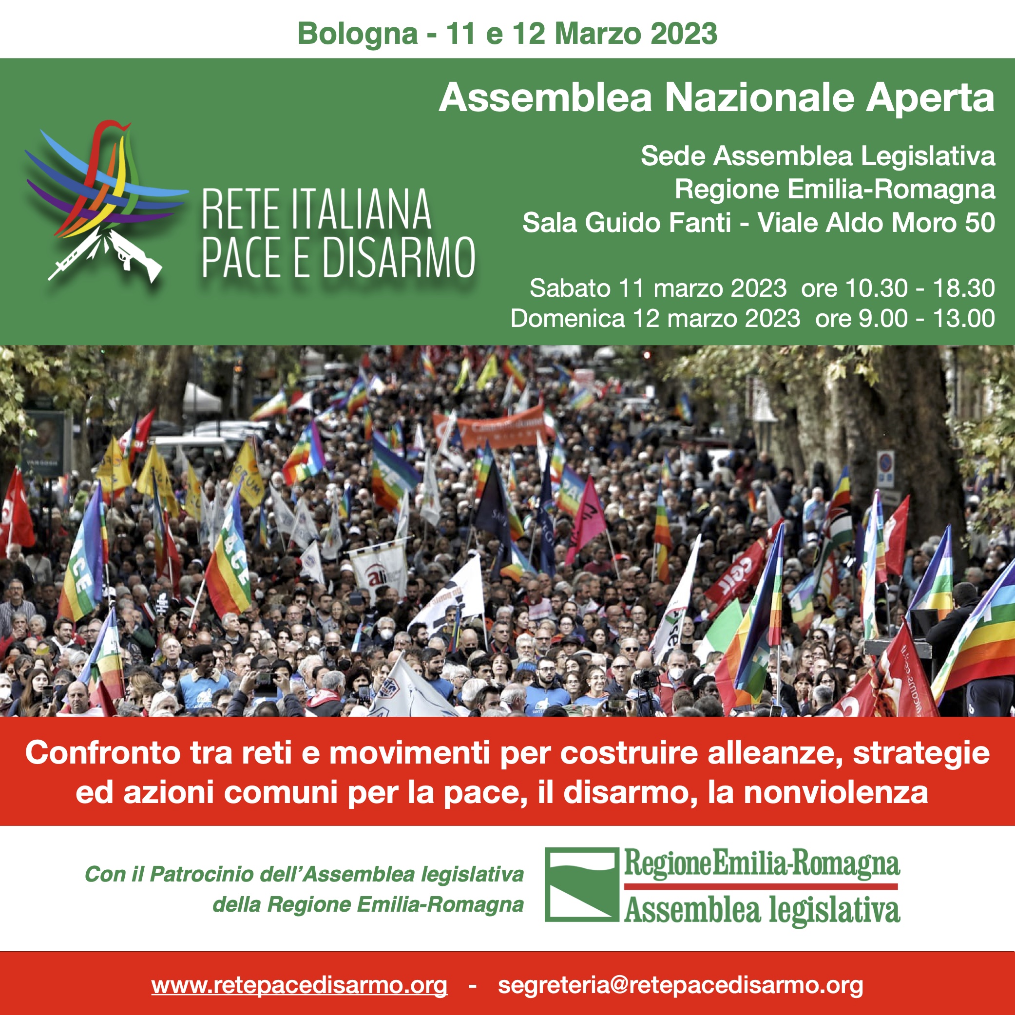 Assemblea 2023 della Rete Italiana Pace e Disarmo: continuano le campagne e il lavoro collettivo per la Pace