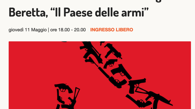 “Il Paese delle armi”, presentazione a Torino