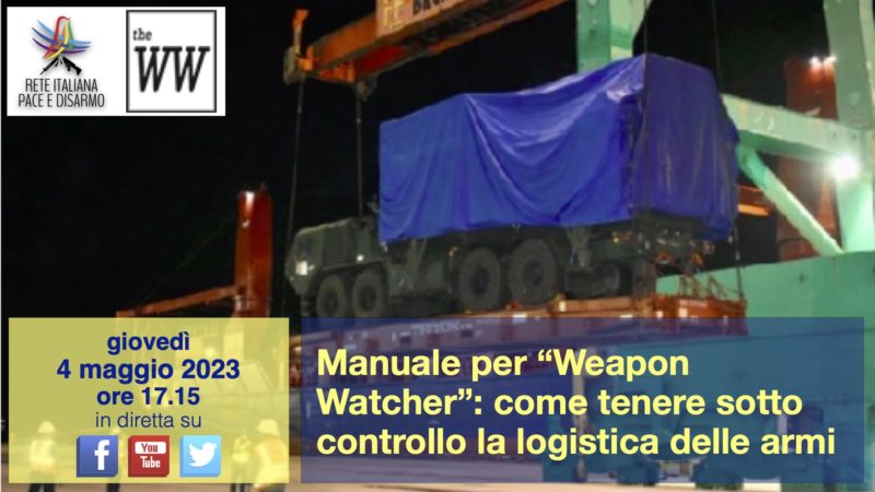 Manuale per “Weapon Watcher”: come tenere sotto controllo la logistica delle armi