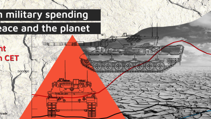 European military spending harms peace and the planet