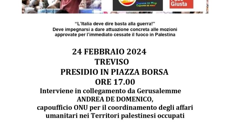 Presidio per la Pace a Treviso