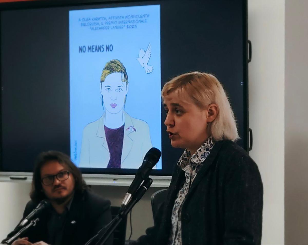 Rete Pace Disarmo: UE dia protezione a Olga Karatch e agli obiettori di coscienza bielorussi minacciati di estradizione con rischio di pena di morte