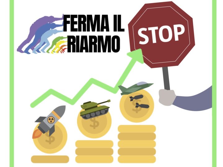 “Ferma il riarmo!”, lanciata la nuova mobilitazione contro le spese militari