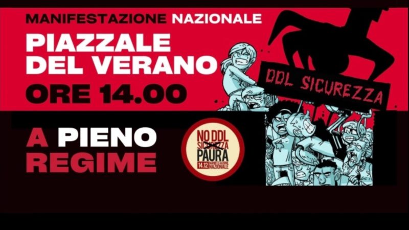 Anche Rete Pace Disarmo per il diritto nonviolento e democratico a manifestare